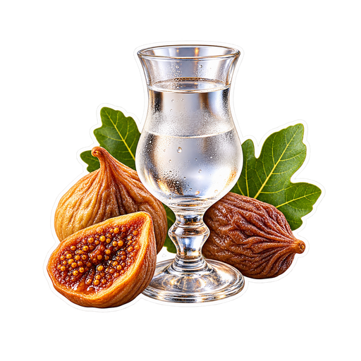 Boukha sticker illustration