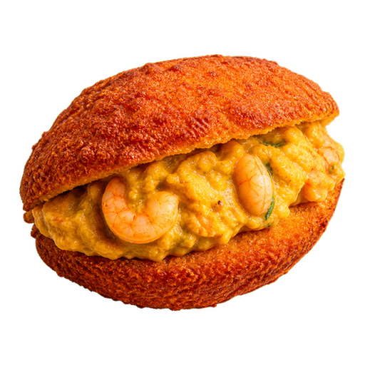 Acarajé sticker illustration