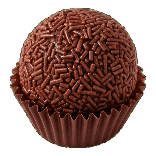 Brigadeiro sticker illustration