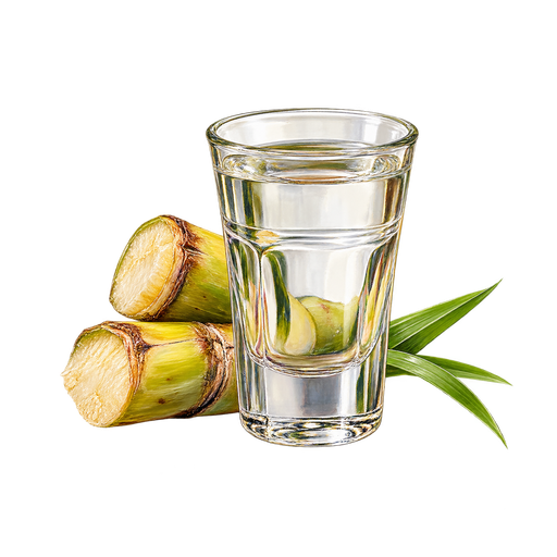 Cachaça sticker illustration