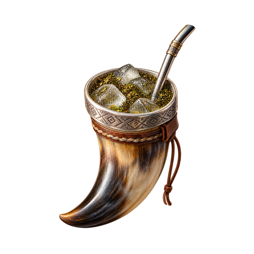 Tereré sticker illustration