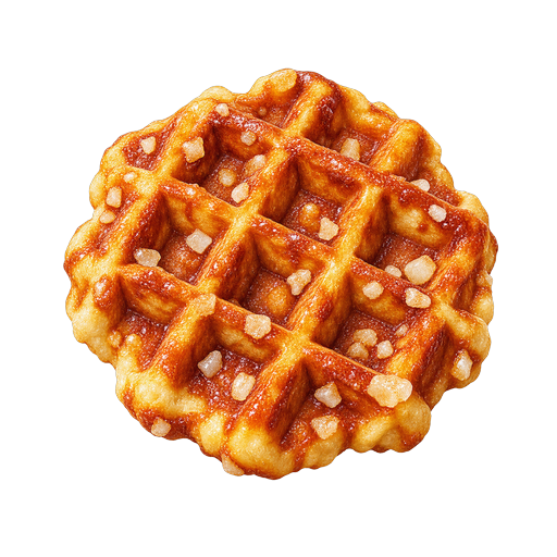 Brabant Sugar Waffle sticker illustration