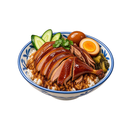 Braised Duck Rice sticker illustration