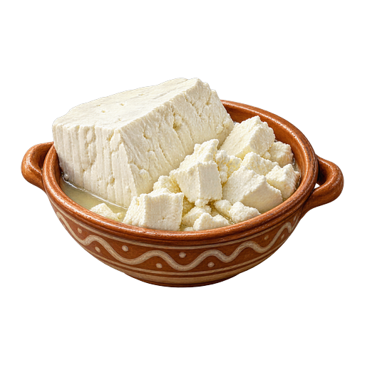 Moldovan Sheep's Cheese sticker illustration