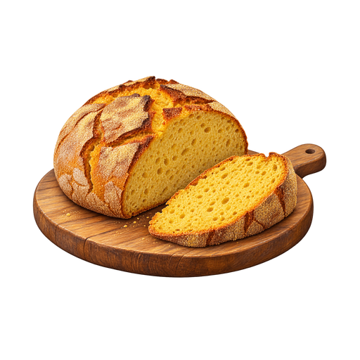 Cornmeal Bread sticker illustration