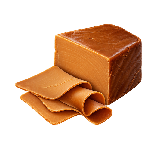 Brunost (Brown Cheese) sticker illustration