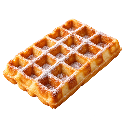 Brussels Waffle sticker illustration