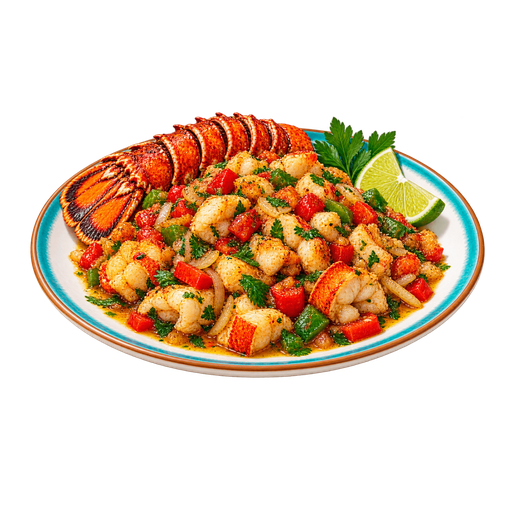 Minced Lobster sticker illustration