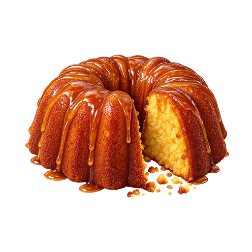 Bahamian Rum Cake sticker illustration