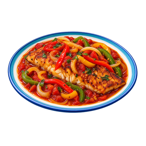 Bahamian Stew Fish sticker illustration