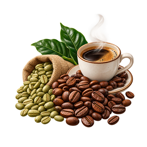 Bugisu Arabica sticker illustration