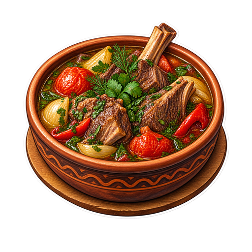 Buglama sticker illustration