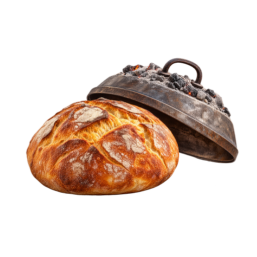 Bread Under the Sač sticker illustration
