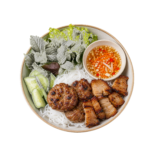 Bun Cha sticker illustration