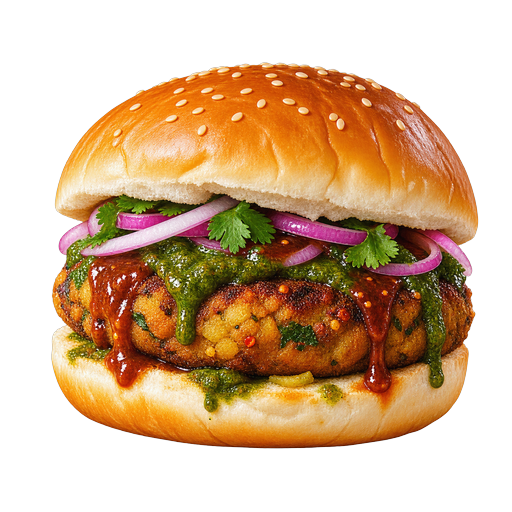 Bun Kabab sticker illustration