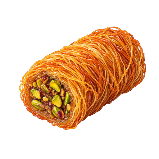 Burma kadayıf sticker illustration