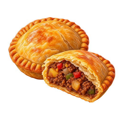 Belizean Meat Pies sticker illustration