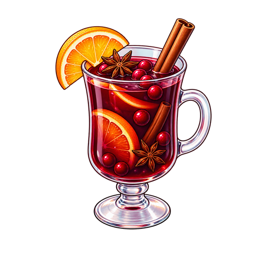 Caribou Cocktail sticker illustration