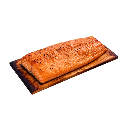 Cedar-Plank Salmon sticker illustration