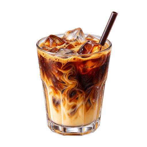 Lao Coffee sticker illustration