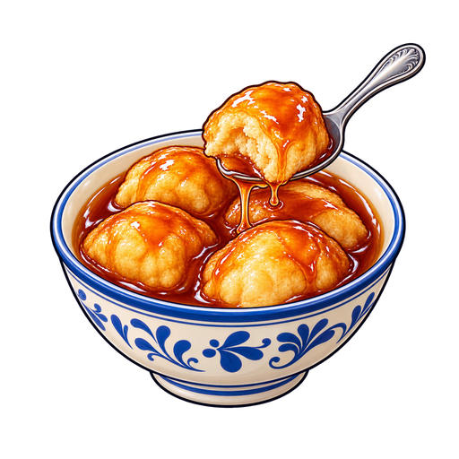 Maple Dumplings sticker illustration