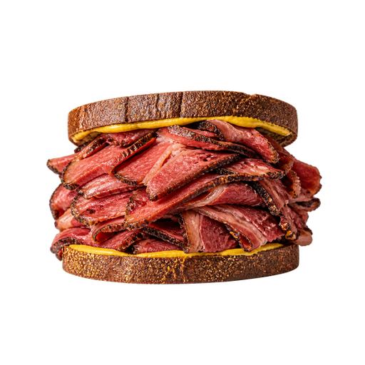 Montreal Smoked Meat sticker illustration