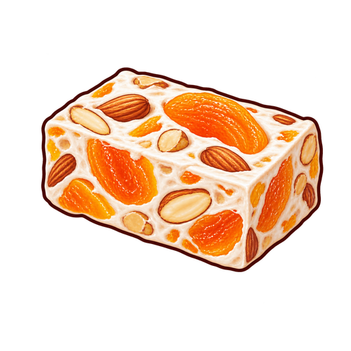 Nougabricot sticker illustration