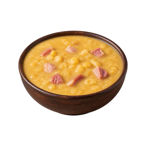 Yellow Pea Soup sticker illustration