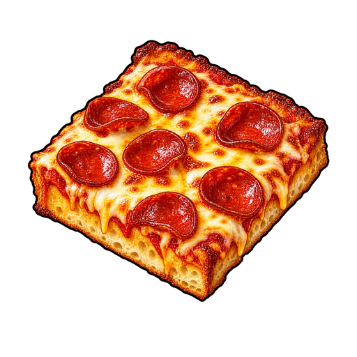 Pictou county pizza sticker illustration