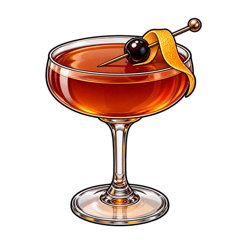 Toronto Cocktail sticker illustration