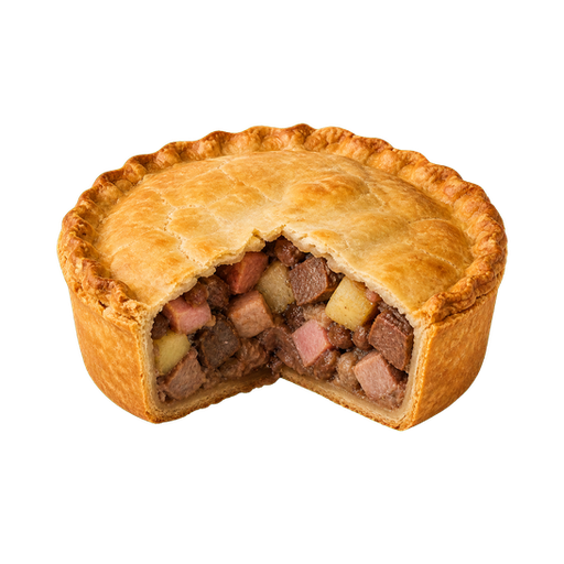 Lac-Saint-Jean Tourtière sticker illustration