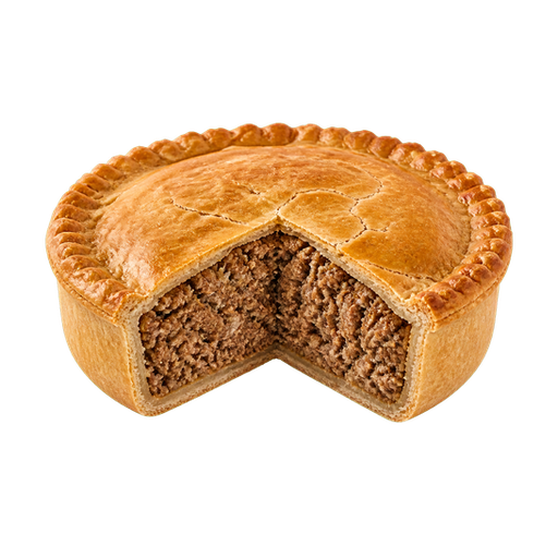 Tourtière Meat Pie sticker illustration