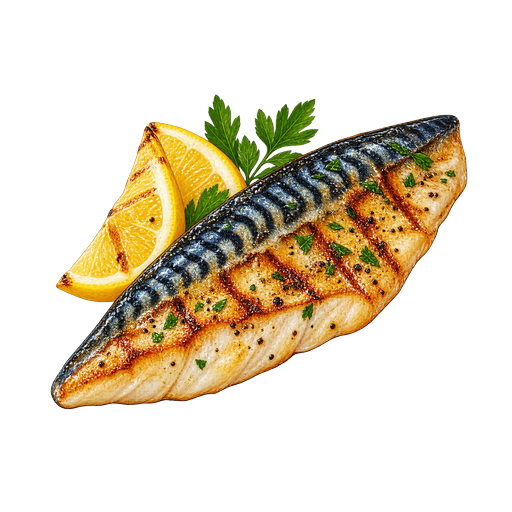 Andalusian Preserved Mackerel sticker illustration