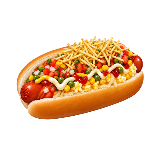 Cachorro Quente Brasileiro sticker illustration