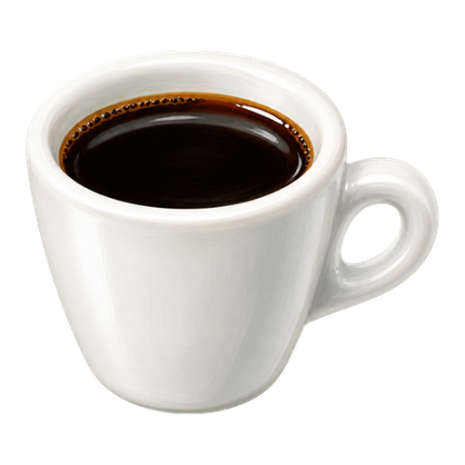 Cafezinho sticker illustration