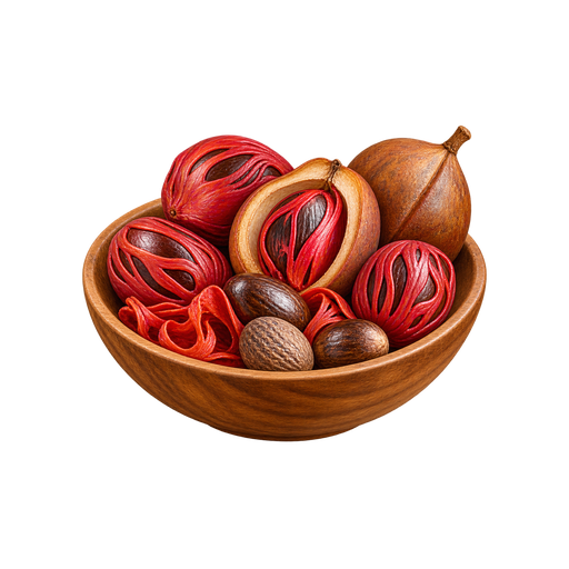 Calabash Nutmeg sticker illustration