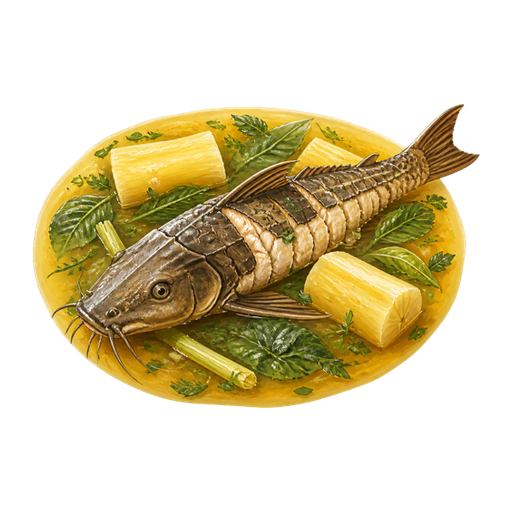 Caldo de Carachama sticker illustration