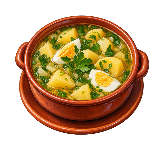 Canarian Potato Soup sticker illustration