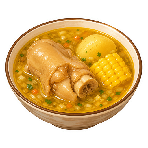 Caldo de Pata sticker illustration