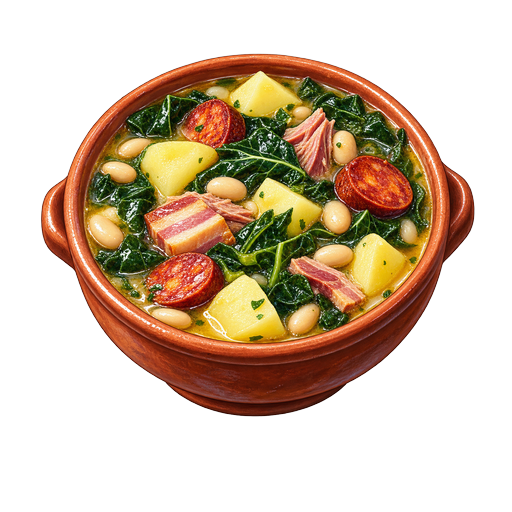 Galician Soup sticker illustration