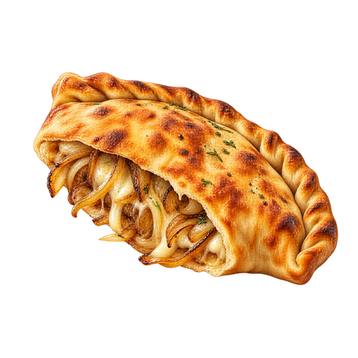 Calzone di cipolla sticker illustration