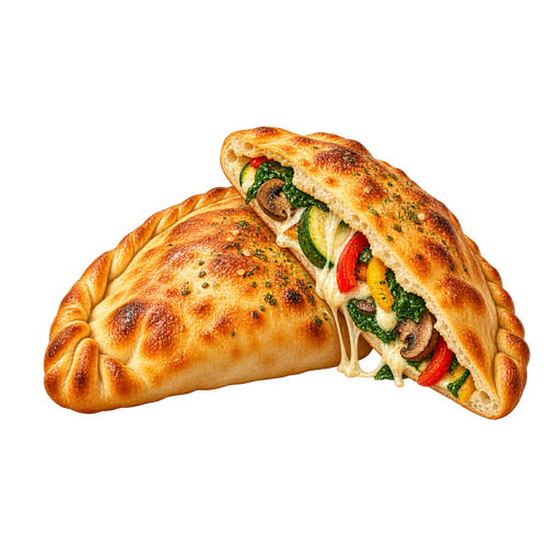 Calzone di verdura sticker illustration