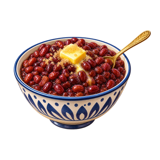 Adzuki Beans with Butter sticker illustration