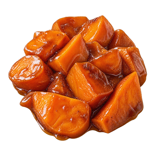 Candied Sweet Potatoes sticker illustration