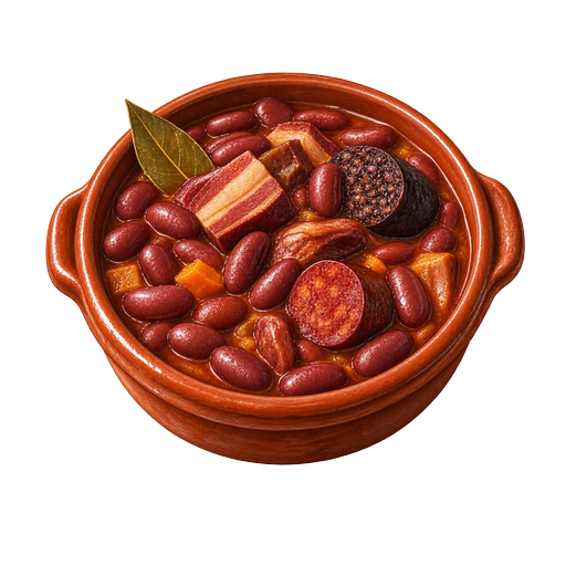 Caparrones sticker illustration