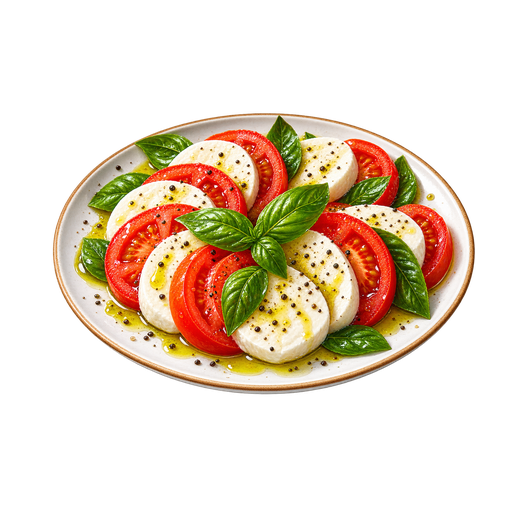 Insalata Caprese sticker illustration