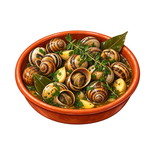 Caracóis à Algarvia sticker illustration