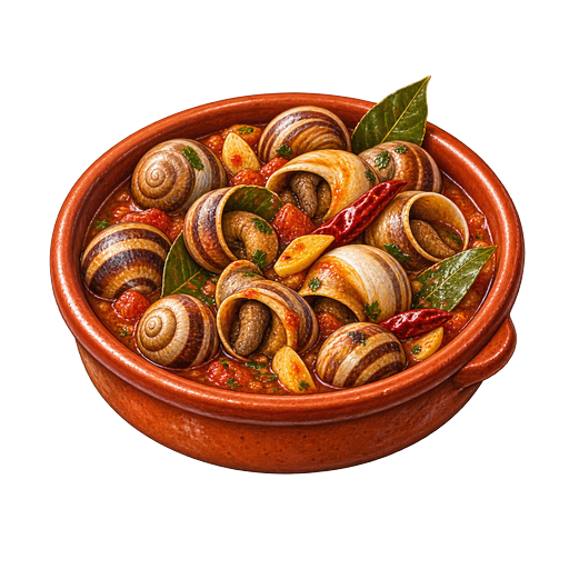 Andalusian Snail Stew sticker illustration