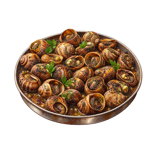 Catalan Grilled Snails sticker illustration