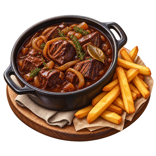 Carbonade Flamande sticker illustration